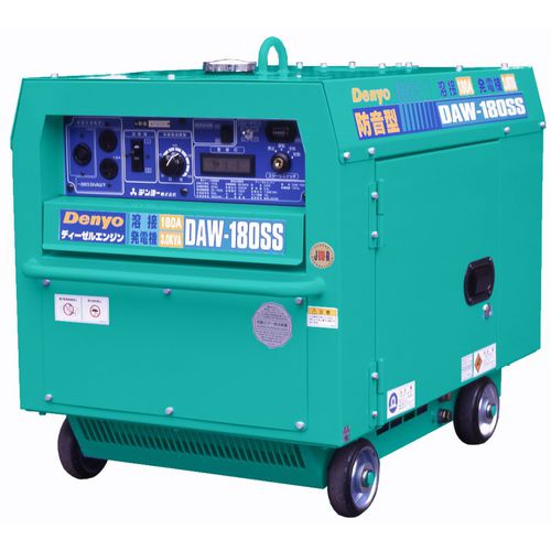 Poste à souder MMA - DAW-180SS - Denyo - à électrode / monophasé / avec groupe électrogène