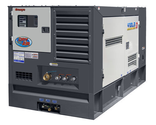 Compresseur à vis - DAS-410LBE2-D - Denyo - d'air / diesel / portable
