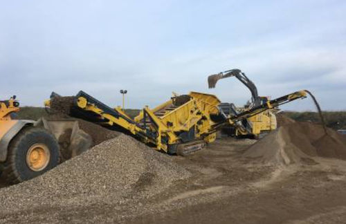 Crible de process - K5 - keestrack - mobile / pour produits en vrac / compact