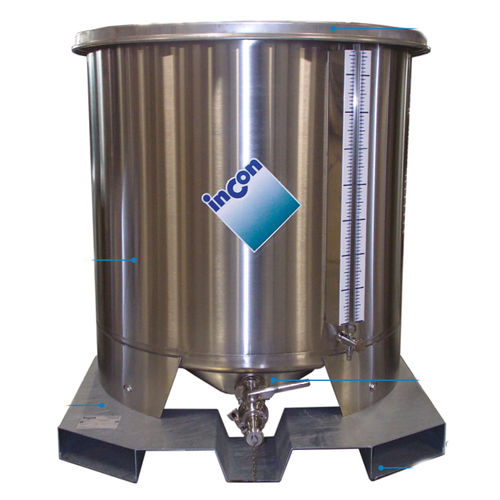 Conteneur IBC en inox - SBPA series - INCON - pour aliments / de produit chimique / pour produits pharmaceutiques