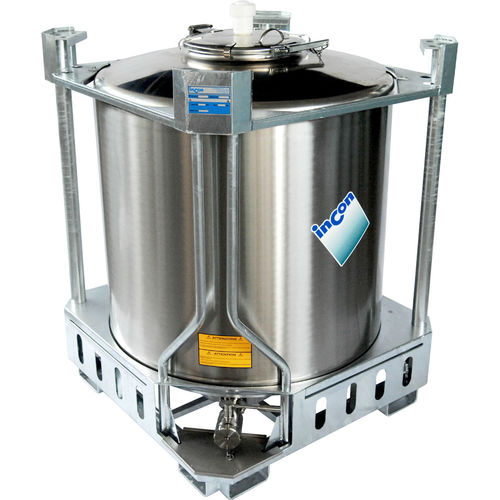Conteneur IBC en inox - PL series - INCON - pour aliments / de produit chimique / pour produits pharmaceutiques