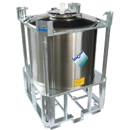Conteneur IBC en inox - PFC series - INCON - pour produits visqueux / de stockage / de transport