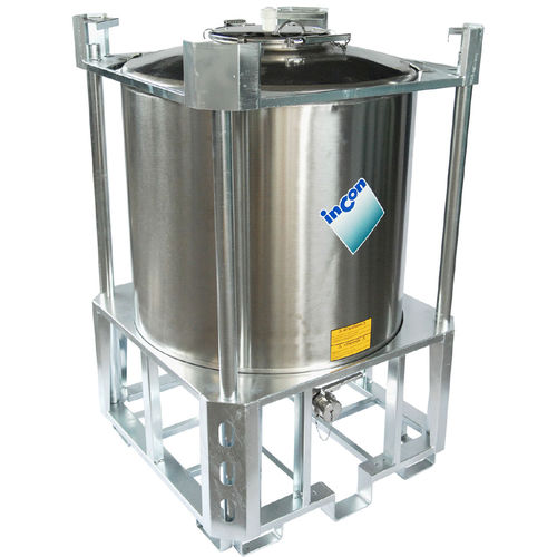 Conteneur IBC en inox - PH series - INCON - pour aliments / de produit chimique / pour produits pharmaceutiques