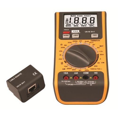 Multimètre numérique - VA16 - Shanghai Yi Hua V&A Instrument Co., Ltd. - portable / 1000 V / 600 V