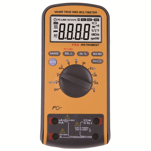 Multimètre numérique - VA40/VA40B/VA40R - Shanghai Yi Hua V&A Instrument Co., Ltd. - portable / 1000 V / 10 A
