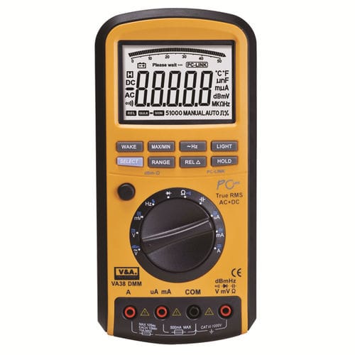 Multimètre numérique - VA38 - Shanghai Yi Hua V&A Instrument Co., Ltd. - portable / 1000 V / 10 A