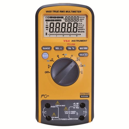 Multimètre numérique - VA55 - Shanghai Yi Hua V&A Instrument Co., Ltd. - portable / 1000 V / 10 A