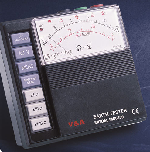 Testeur de résistance de terre - MS5209 - Shanghai Yi Hua V&A Instrument Co., Ltd. - portable / analogique