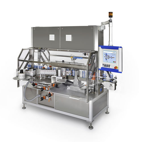 Système d'étiquetage pour bouteilles - 362M - HERMA FRANCE - wrap-around / à haute vitesse / double face
