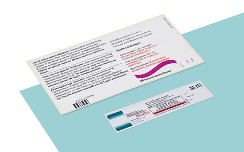 Étiquette pour matières plastiques - MM PACKAGING - pour produits pharmaceutiques / pour emballage / pour verre