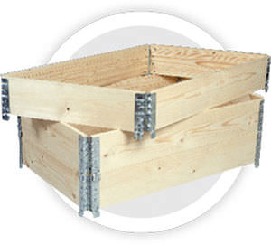 Réhausse palette en bois - max. 3 600 x 1 800 x 400 mm | LogPak - Nefab