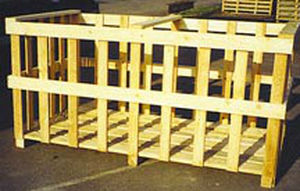 Caisse-palette en bois - Panopack - de transport / ajourée