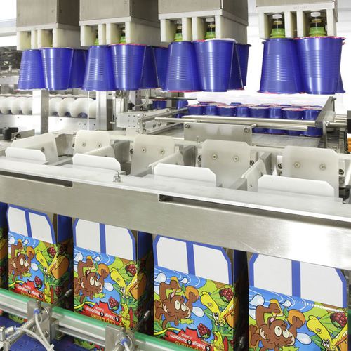 Encaisseuse wraparound - Jefferson Smurfit Group - à chargement par le haut / automatique / en bouteille