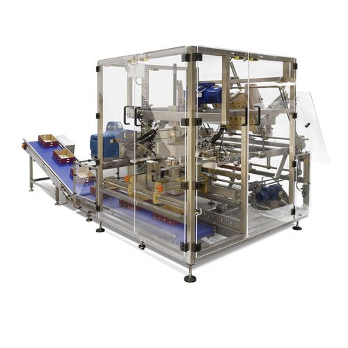 Barquetteuse automatique - Jefferson Smurfit Group - en ligne / par colle thermofusible / de cartons