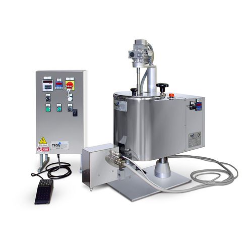 Machine de fusion de cire - F series - Tecnicoll Srl - en inox / pour produits cosmétiques / pour applications cosmétiques