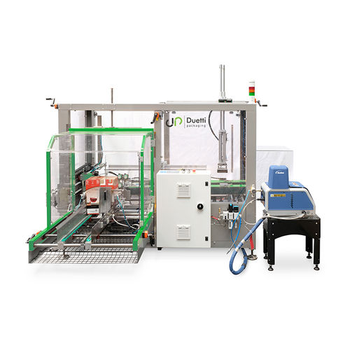Barquetteuse automatique - DUETTI PACKAGING SRL - par colle thermofusible / de cartons