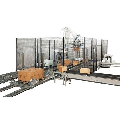 Cellule robotisée de manutention - DUETTI PACKAGING SRL - de palettisation