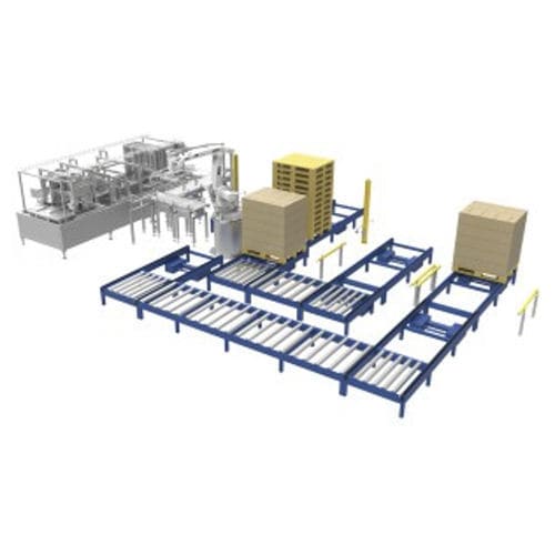 Dépalettiseur à colonne - Egli - pour ligne de production du beurre / automatique / pour l'industrie agroalimentaire