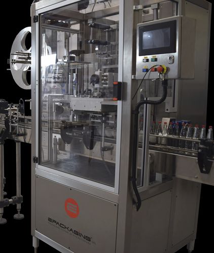Étiqueteuse automatique - SIRIO – 150 - E-Packaging Srl - pour applications sur le dessus / pour applications sur le côté / par manchon thermo-rétractable