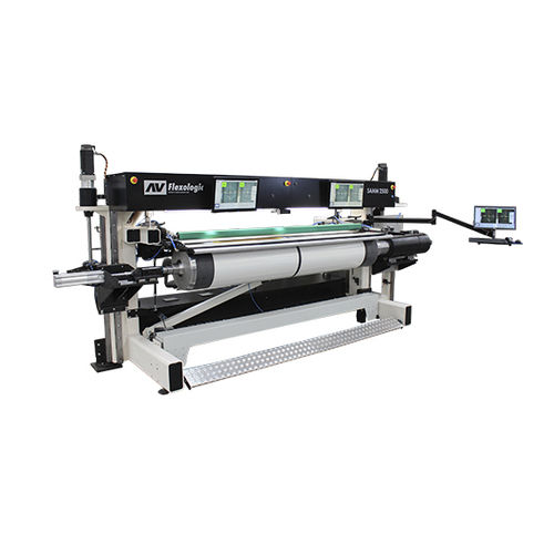 Machine pour le montage semi-automatique - SAMM 2500+ - AV FLEXOLOGIC - de cliché flexographique / pour l'industrie de la pré-impression