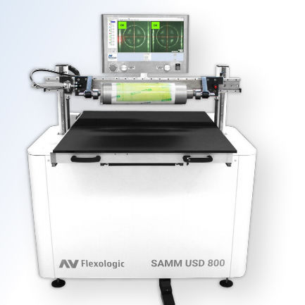 Machine pour le montage automatique - SAMM USD - AV FLEXOLOGIC - de cliché flexographique