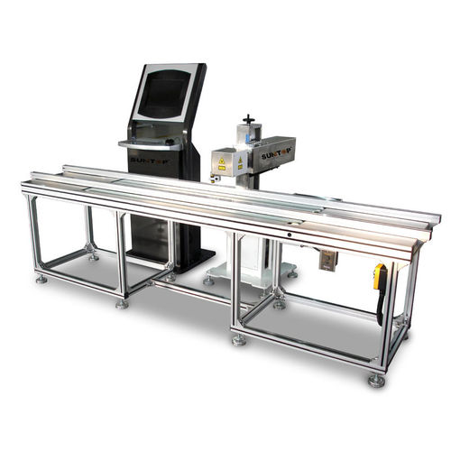 Machine de marquage laser CO2 - ST-FCO2L50 - Suzhou Suntop Laser Technology CO.,LTD - de métal / en ligne