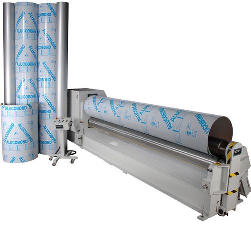 Rouleuse à 3 rouleaux - Alucobond® - Weldlogic, Inc. - à 4 rouleaux / hydraulique / automatique