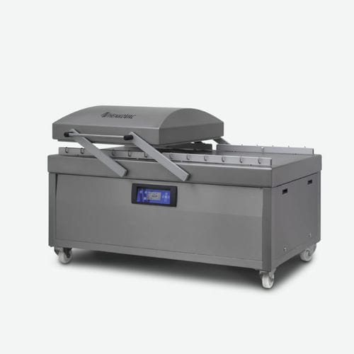 Machine d'emballage à avance manuelle - D4 - Henkovac - à double cloche / pour produits alimentaires / pour l'industrie agroalimentaire