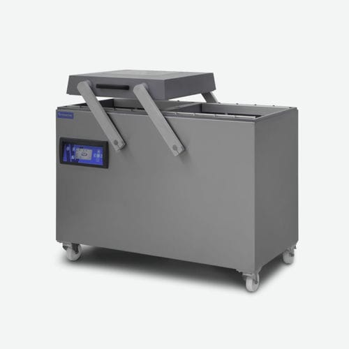 Machine d'emballage à avance manuelle - D6 - Henkovac - à double cloche / pour produits alimentaires / pour l'industrie agroalimentaire