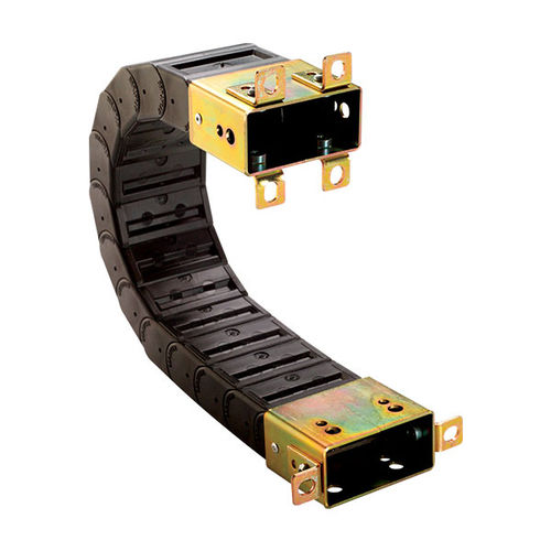 Chaîne porte-câbles à circuit fermé - Nylatube® N series - Dynatect Manufacturing, Inc. - en plastique / légère