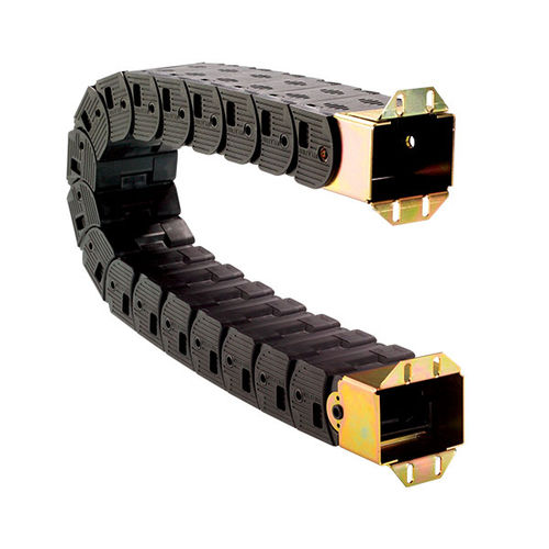 Chaîne porte-câbles à circuit fermé - Nylatube® KLE series - Dynatect Manufacturing, Inc. - en plastique / longue distance