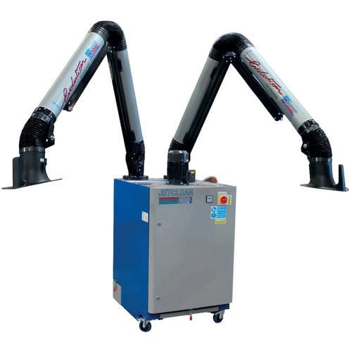 Aspirateur de fumée mobile - Jetclean DF series - CORAL - de soudage / à cartouche / avec bras d'aspiration multiples