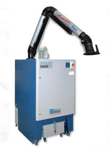 Aspirateur de fumée mobile - Iperjet DF ST series - CORAL - de soudage / à cartouche / avec bras d'aspiration