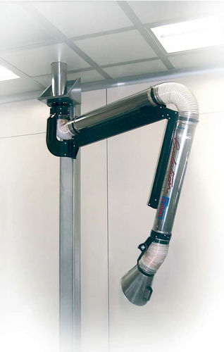 Bras d'aspiration fixe - Evolution NO SMOKE ATEX series - CORAL - flexible / rigide / pour poussière