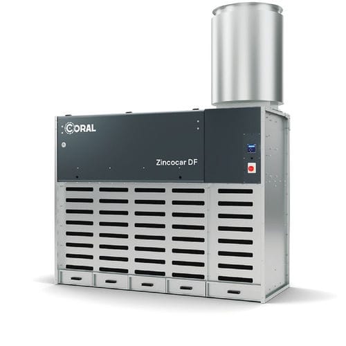 Cabine aspirante - Zincocar DF series - CORAL - de dépoussiérage / de ponçage