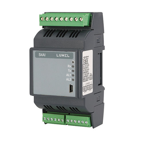 Module d'entrée analogique - S4AI  - LUMEL - USB / RS-485 / Modbus