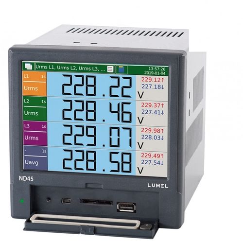 Enregistreur analogique - ND45 - LUMEL - de courant / d'énergie / réseau