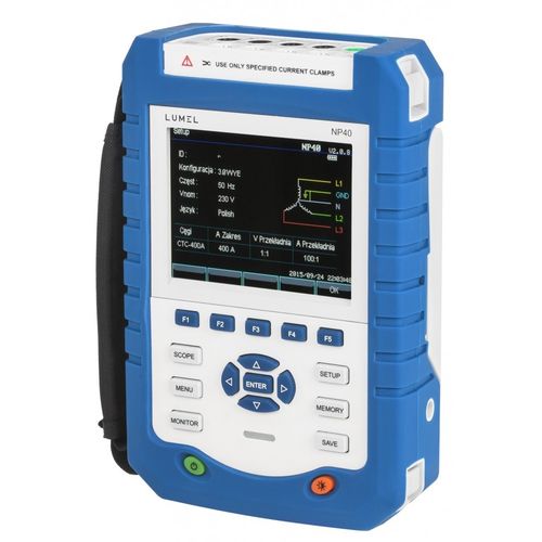 Analyseur de qualité d'énergie - NP40 - LUMEL - portable / en temps réel / numérique