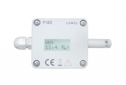 Transducteur de température et d'humidité - P18  - LUMEL - analogique / RS-485 / numérique