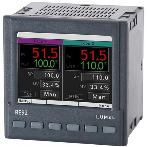 Contrôleur de température numérique - RE92 - LUMEL - graphique / PID / programmable