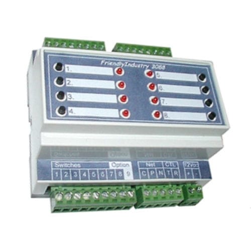 Module E/S numérique - IA-3088-2 - Intelligent-Appliance - RS-485 / RS-232 / 8 entrées numériques