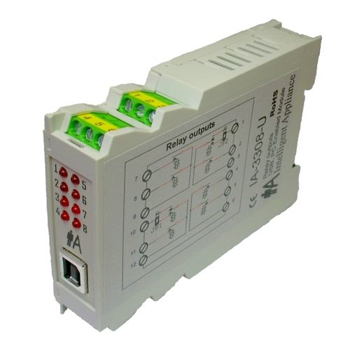 Module relais DC - IA-3308-U - Intelligent-Appliance - sur rail DIN / USB
