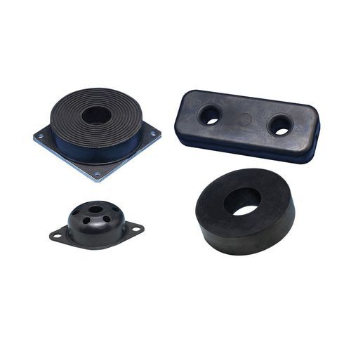 Support antivibratoire rectangulaire - Hutchinson Precision Sealing Systems - en élastomère / pour charges lourdes / machine