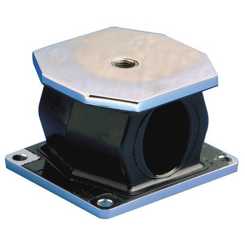 Support antivibratoire en élastomère - E1C2321 - Hutchinson Precision Sealing Systems - en élastomère / en acier / pour engin