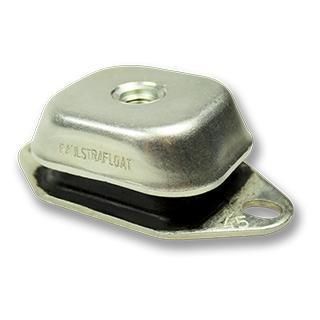 Support antivibratoire rectangulaire - Paulstrafloat&reg; - Hutchinson Precision Sealing Systems - en élastomère / pour appareil mobile / pour compresseur