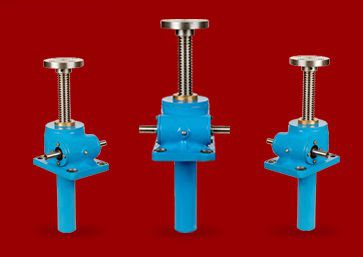 Vérin mécanique à vis trapézoïdale - MWJ series - Gears and Gear Drives (India) Pvt. Ltd - à vis translatante / en aluminium / en alliage d'acier