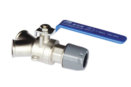 Vanne à boisseau sphérique - Zhejiang Compressed Fluid Transmission Engineering Co.,Ltd - à levier / pour air comprimé / filetée
