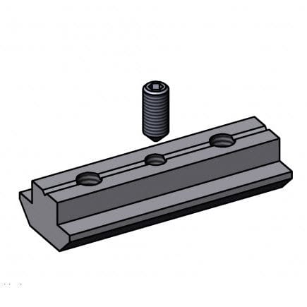 Tasseau pour rainures en T - 3010 S 06 VZ 03 - TecEnMa GmbH