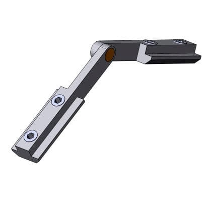 Articulation pivotante pour assemblage de profilés - 4110 S 0154 VZ 01 - TecEnMa GmbH