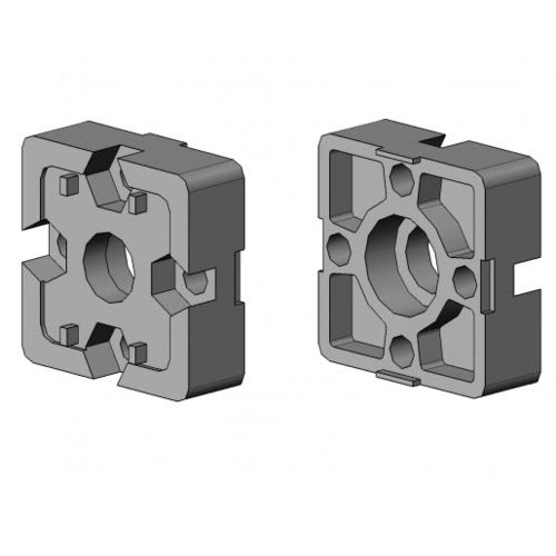 Connecteur de profilé en aluminium - 4201 AL - EL 01 series - TecEnMa GmbH - moulé sous pression